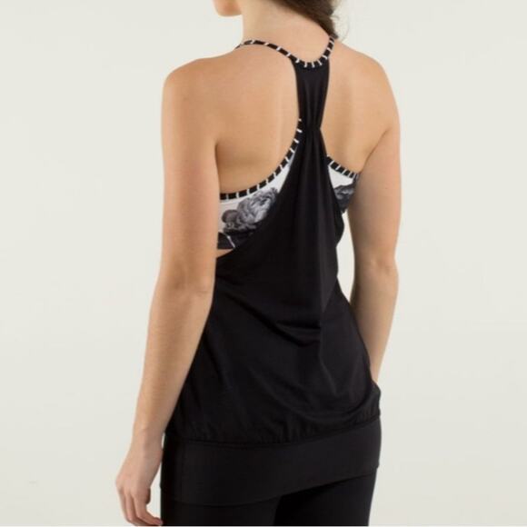 Lululemon Brisk Bloom Parallel Stripe No Limits Tank - Picture 5 of 8